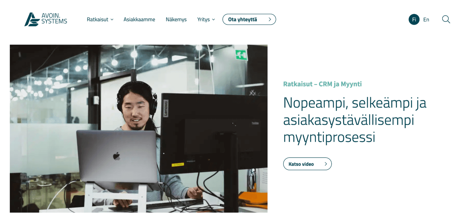 Avoin.Systems, ilme ennen uudistusta