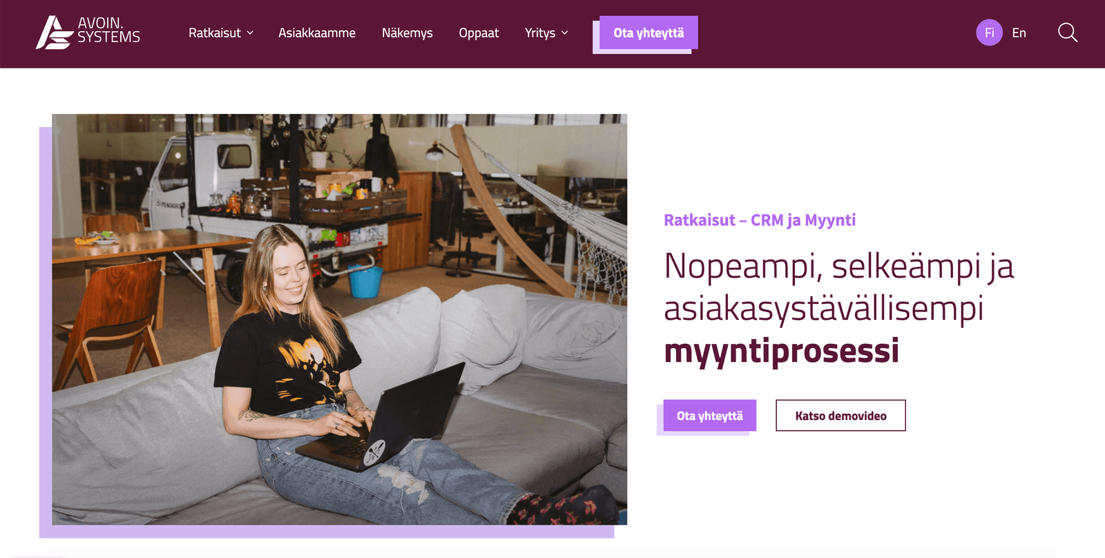 Avoin.Systems, uusi verkkosivusto